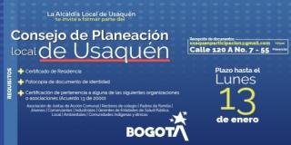 Haz parte del Consejo de Planeación Local
