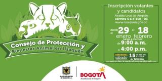 Haz parte del Consejo Local de Protección y Bienestar Animal 