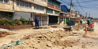 ¡A toda marcha avanzan las obras de andenes en el barrio la Fragûita!