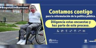 Sistema Distrital de Discapacidad lanza cuatro nuevas encuestas para aportar a la reformulación de la política pública 