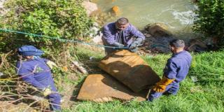 Más de 40 cambuches fueron desmontados en el canal Fucha de San Cristóbal 