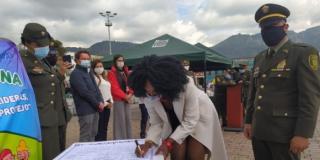 El Plan Pro-Tejer, con el que la Policía de Bogotá garantizará los Derechos Humanos, se lanzó en Los Mártires