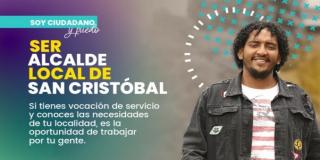 Convocatoria para seleccionar el alcalde o alcaldesa local de San Cristóbal