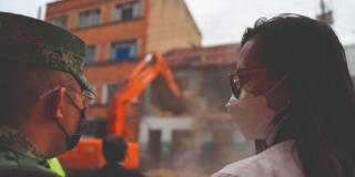 Segunda demolición de predio en el que funcionaba olla de microtráfico en el Santa Fe