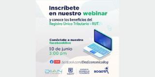 El jueves 10 de junio se realizará webinar para conocer los beneficios del RUT