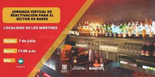 Nueva jornada virtual de reactivación de bares en la localidad de Los Mártires