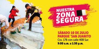 ‘Zona Segura’ intervendrá el Parque San Juanito en el barrio Marco Fidel Suárez.