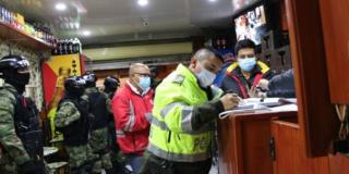 Este fin de semana, tras operativos de IVC en Los Mártires, se sellaron cinco establecimientos comerciales