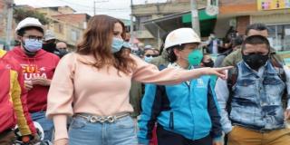 Andenes para Diana Turbay y vías para Molinos 1