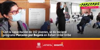 Con la capacitación de 142 jóvenes, se da inicio al programa Parceros por Bogotá en Rafael Uribe Uribe. 