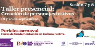 Avanza el curso Pericles Carnaval en Teusaquillo