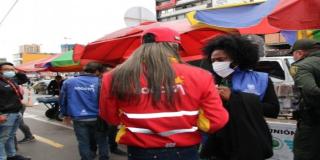 En operativo interinstitucional se recuperó el espacio público de la Avenida Jiménez, entre calles 13 y 19