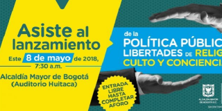 Alcaldía lanza Política Pública de Libertad Religiosa