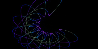 Proyección de láser con la música de Gustavo Cerati - Foto: Planetario de Bogotá