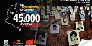 Inicia la conmemoración de la Semana de la Desaparición Forzada