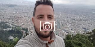 Brasilero en Bogotá en el Cerro de Monserrate. 