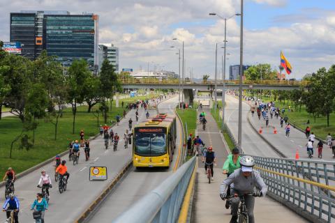 Ciclovía de Bogotá llegará hasta África - FOTO: Consejería de Comunicaciones.