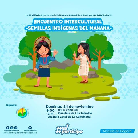 Invitación para Encuentro Intercultural "Semillas Indígenas del Mañana"