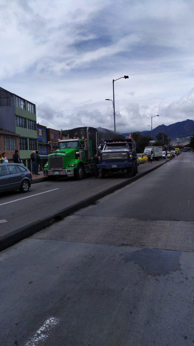 Accidente en la avenida caracas