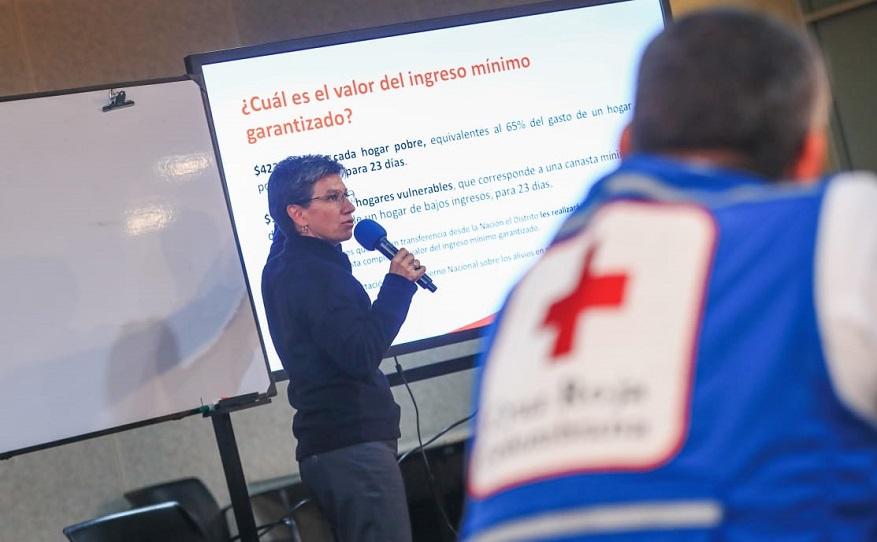 “Bogotá Solidaria en Casa”, para ayudar a ciudadanos vulnerables - Foto: Comunicaciones Alcaldía Bogotá / Christian Martinez 