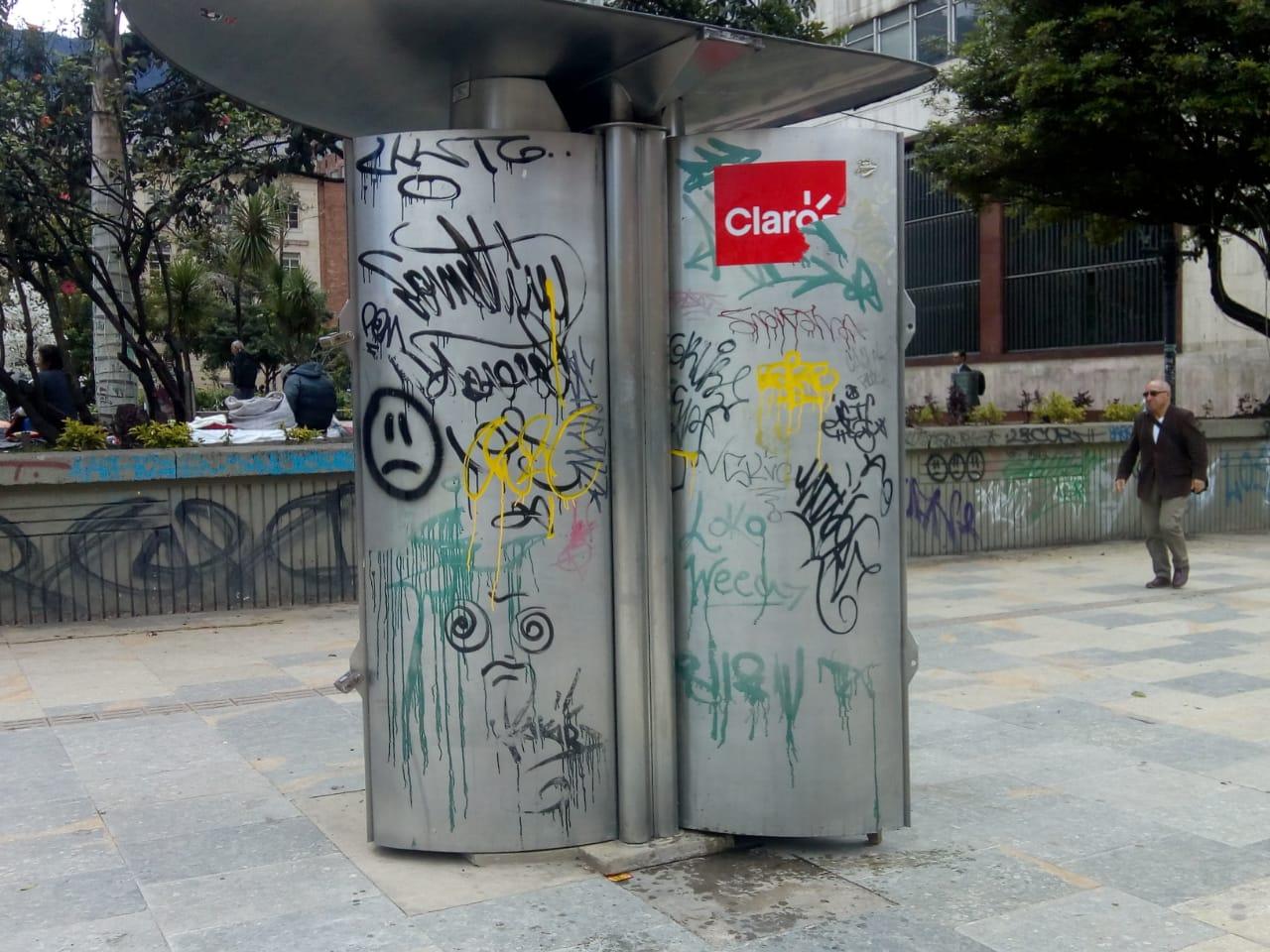 Daños en Bogotá por vandalismo