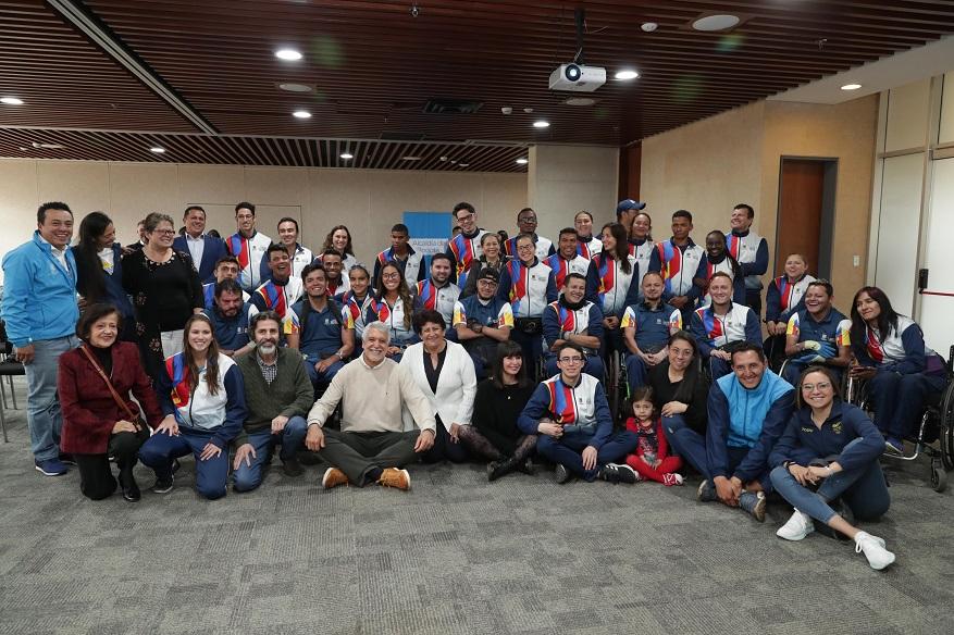 Reconocimiento a deportistas de juegos Lima 2019 - Foto: Comunicaciones Alcaldía / Diego Bauman