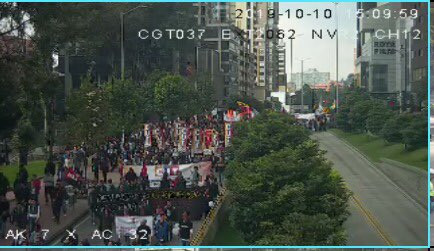 marcha de estudiantes jueves 10 de octubre