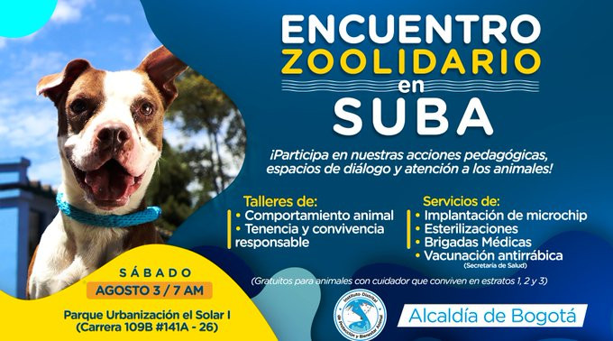 Encuentros zoolidarios en suba