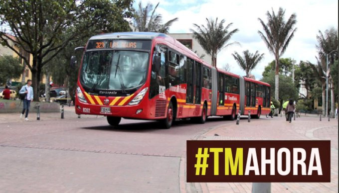 TransMilenio por el día del carro 2020