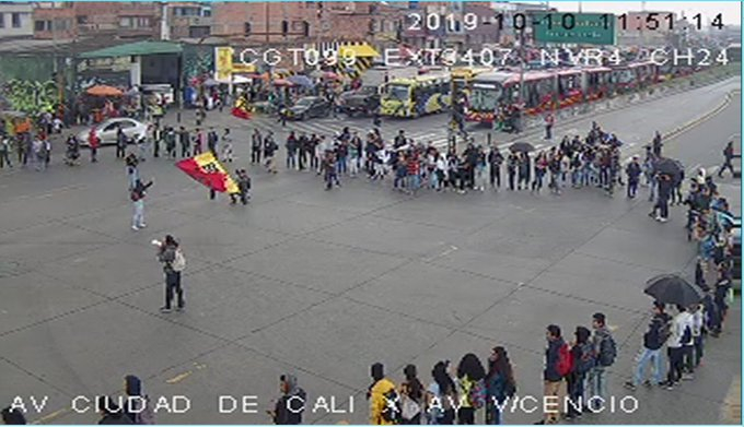 Marcha de estudiantes jueves 10 de octubre 