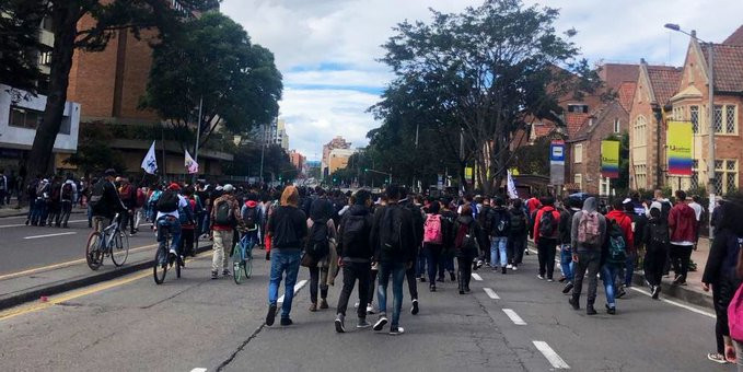 Marcha de la Universidad Distrital