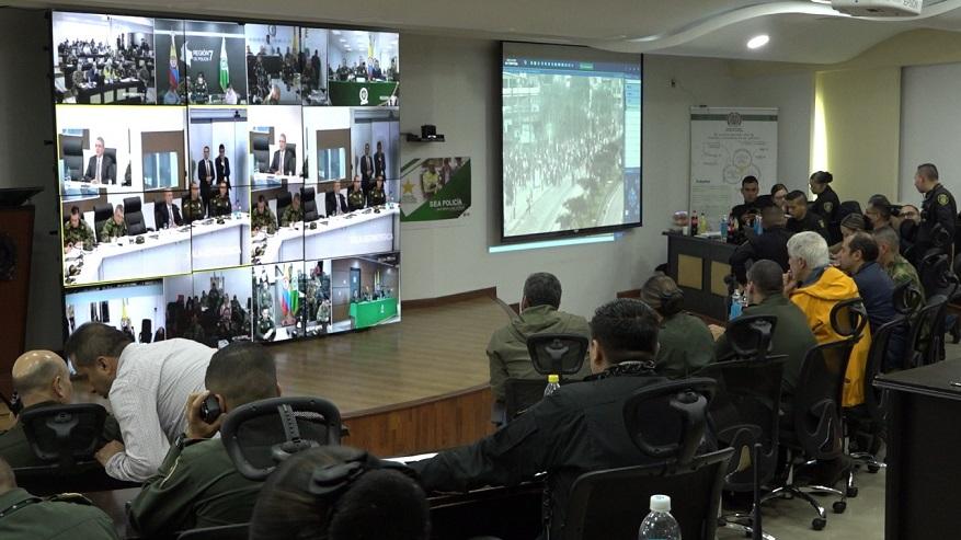 Autoridades coordinan acciones para mantener orden en Bogotá -Foto: Comunicaciones Alcaldía Bogotá / Diego Bauman