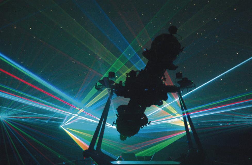 Show Laser en el Planetario de Bogotá