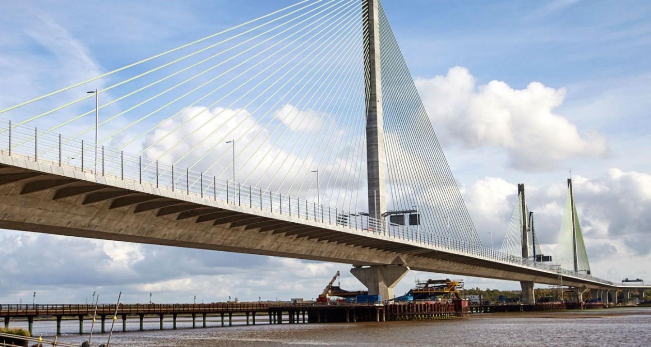 Imagen del Puente Mersey en Reino Unido