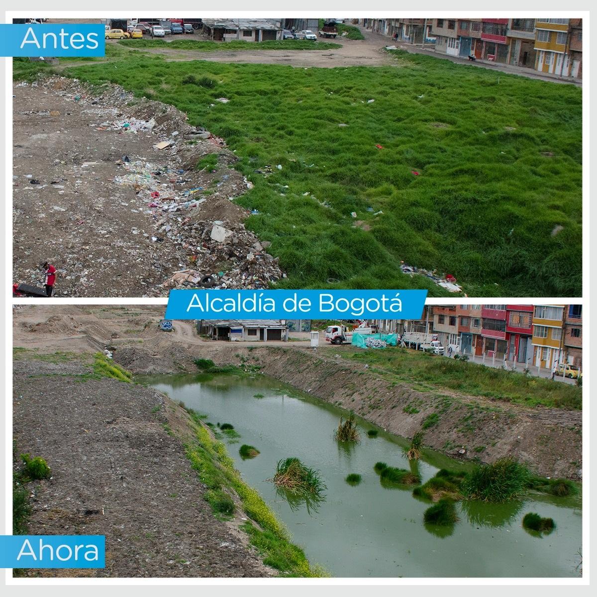 Así avanza la recuperación de humedales en Bogotá - Foto: Comunicaciones Alcaldía Bogotá / Andrés Sandoval