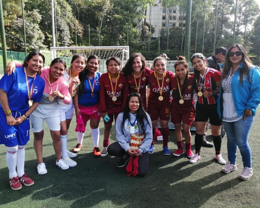 Primer Torneo Distrital de Fútbol Indígena Interuniversitario. - Foto: IDPAC.