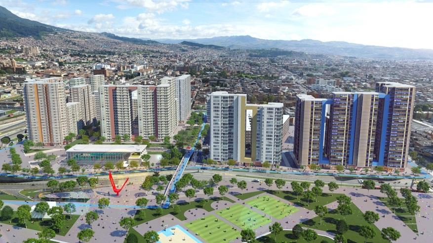 Construcción de 4.000 viviendas VIS en San Bernardo - Foto: Comunicaciones Alcaldía / Diego Bauman