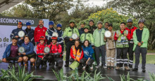 Distrito presentó Las fuerzas de la bici equipo que recorre Bogotá