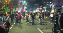 Navidad Bogotá 2024 vías de la Ciclovía Nocturna jueves 12 de diciembre 