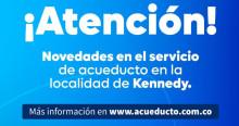 Aviso con novedades en el servicio 