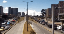 Imagen de una de las vías del sur de Bogotá con alto flujo vehicular