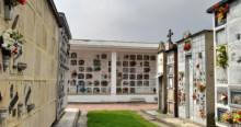 Foto que muestra un cementerio de Bogotá 
