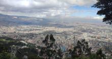 Foto panorámica de Bogotá 