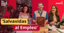 Imágen del programa 'Salvavidas al Empleo' Bogotá subsidio o apoyo a empresas para salario mínimo.