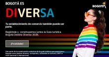 Imagen de la convocatoria para la ‘Guía Turística destino diverso 2026' en Bogotá.
