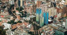 Foto panorámica de la ciudad de Bogotá, Colombia