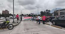Foto de una manifestación en Bogotá