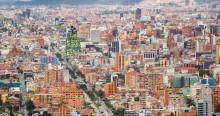 Foto panorámica de Bogotá 