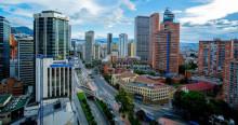 Foto de una vía de Bogotá 