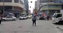 Foto de manifestaciones en Bogotá 